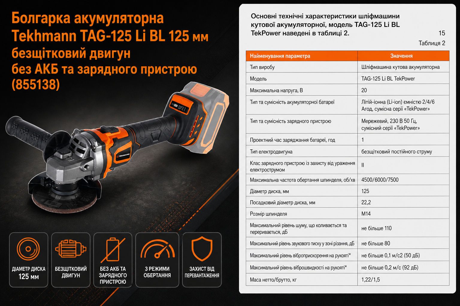 Технические характеристики
